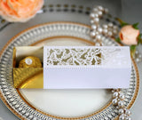 100 Laser Cut  Butterfly 3 Ferrero Chocolate Sleeve Favor Boxes