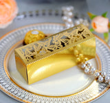100 Laser Cut  Butterfly 3 Ferrero Chocolate Sleeve Favor Boxes