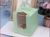 100 Wedding Cupcake Muffin Favor Boxes with Holder