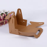 100 White Black Personalized Carrying Gold Foil Wording Favor Boxes