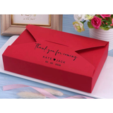 100pcs Vintage Envelope Style Personalised Wedding Party Favor Gift Packing Boxes