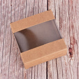 Clear Window Favor Boxes Soap Wax Packing Box