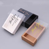 100 Personalized Frosty PVC Sleeve Drawer Boxes Gift Packaging Boxes