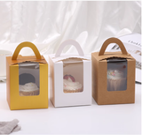 100 Wedding Cupcake Muffin Favor Boxes with Holder