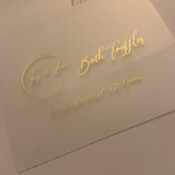 100 Personalized Frosty PVC Sleeve Drawer Boxes Gift Packaging Boxes