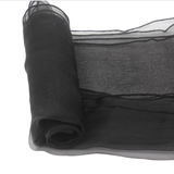 Black Organza Chair Sashes Table Runners