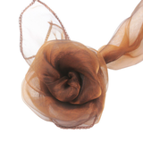 Brown Organza Chair Sashes Table Runners