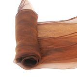 Brown Organza Chair Sashes Table Runners