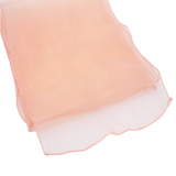 Peach Organza Chair Sashes Table Runners