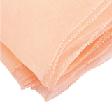 Peach Organza Chair Sashes Table Runners