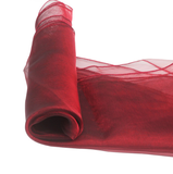 Burgundy Organza Chair Sashes Table Runners