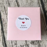 240 Circle 3cm White Personalized Sticker