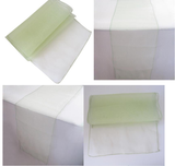 Light  Green Organza Chair Sashes Table Runners