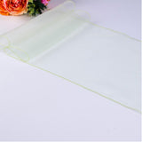 Light  Green Organza Chair Sashes Table Runners