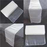 Ivory Organza Chair Sashes Table Runners