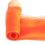 Red Orange Organza Chair Sashes Table Runners