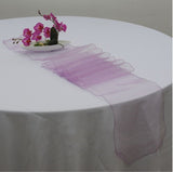 Lilac Organza Chair Sashes Table Runners