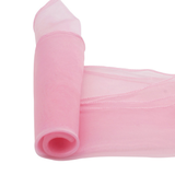 Pink Organza Chair Sashes Table Runners