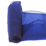 Navy Blue Organza Chair Sashes Table Runners