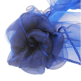 Navy Blue Organza Chair Sashes Table Runners