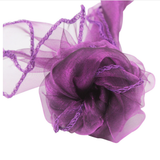 Purple Organza Chair Sashes Table Runners