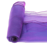 Cadbury Purple Organza Chair Sashes Table Runners