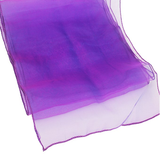 Cadbury Purple Organza Chair Sashes Table Runners