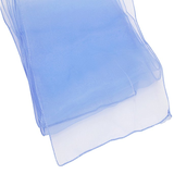 Light Blue Organza Chair Sashes Table Runners