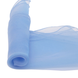 Light Blue Organza Chair Sashes Table Runners