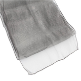 Silver Grey Organza Chair Sashes Table Runners