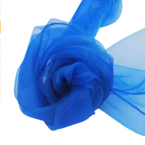 Royal Blue Organza Chair Sashes Table Runners