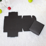 100 White Black Personalized Foil Wording Favor Boxes