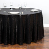 Black Sequin Glitter Tablecloth Backdrop