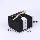 Black Paper Scallop Favor Boxes | Packaging Box