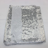Silver Sequin Glitter Tablecloth Backdrop
