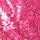 Hot Pink Sequin Glitter Table Runners