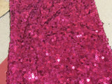 Hot Pink Sequin Glitter Tablecloth Backdrop