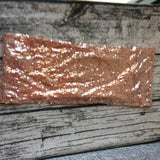 Rose Gold Pink Spandex Sequin Glitter Chair Bands