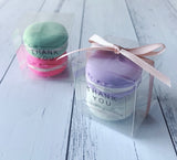 100 Clear PVC Macaroon Favor Boxes