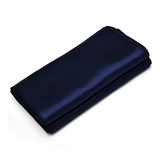 Navy Blue Satin Chair Sashes Table Runners