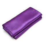 Purple Satin Chair Sashes Table Runners