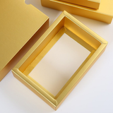 100 Shiny Gold Sleeve Paper Favor Boxes | Packing Box