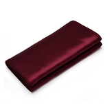Burgundy Satin Chair Sashes Table runners