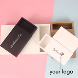 100 Personalized Business Logo Paper Sleeve Drawer Boxes Packaging Box