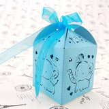 Laser Cut Baby Shower Favor Boxes- Elephant