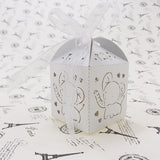 Laser Cut Baby Shower Favor Boxes- Elephant