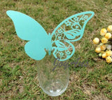 Table Name Cards - Tiffany-Blue Butterfly