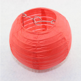 30x 30cm Paper Lanterns - Red & Purple