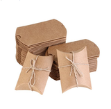 Kraft Mini Favor Boxes - Pillow Box