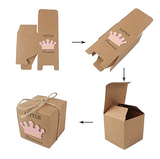 Birthday Party Favor Boxes - Prince or Princess